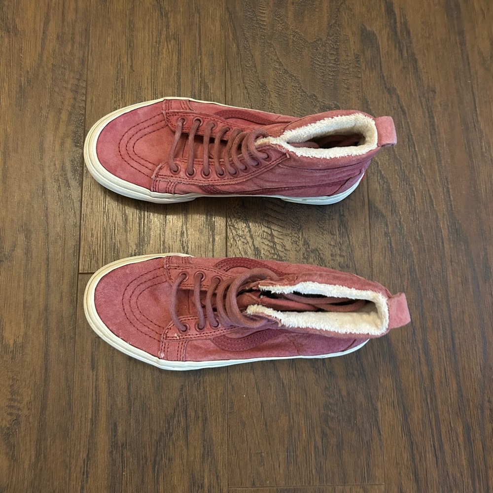 Vans Sk8- MTE High "Dry Rose" Pink High-Top Sneakers Unisex Women’s 6 Men’s 5.5 - Picture 3 of 6
